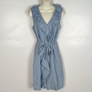 Talbots 100% Linen Shirt Dress